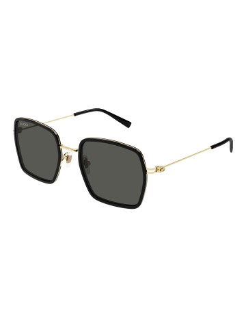 Gucci GG1848S nero / oro / grigio | Occhiali da sole | Isolani Boutique