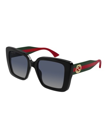 Gucci GG1861S nero / verde / grigio 005 | Occhiali da sole | Isolani Boutique