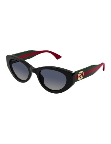 Gucci GG1862S nero / verde / grigio 005 | Occhiali da sole | Isolani Boutique