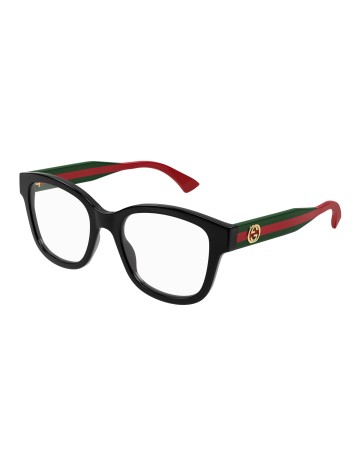 Gucci GG1863O nero / verde / trasparente | Occhiali da vista | Isolani Boutique