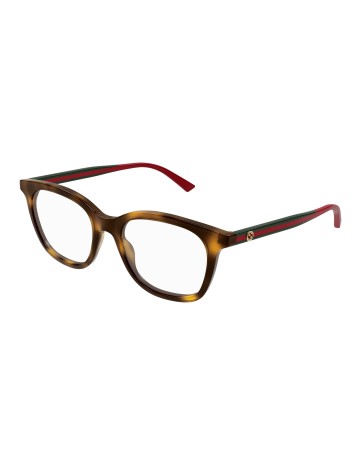 Gucci GG1864O tartarugato / verde / trasparente | Occhiali da vista | Isolani Boutique