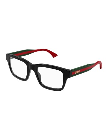 Gucci GG1865O nero / verde / trasparente 001 | Occhiali da vista | Isolani Boutique