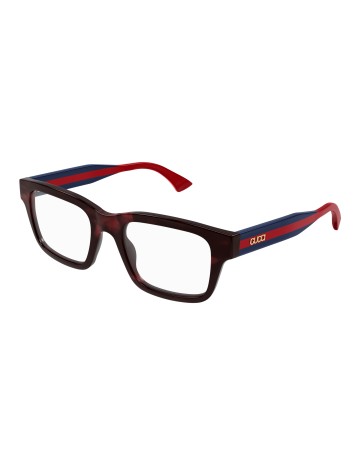Gucci GG1865O tartarugato / blu / trasparente 003 | Occhiali da vista | Isolani Boutique
