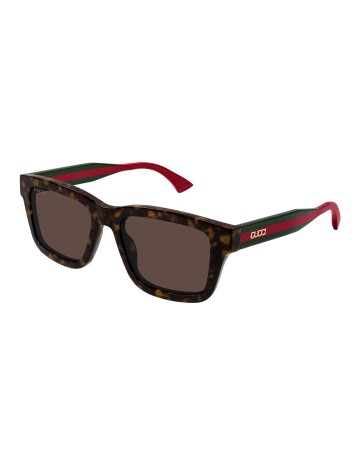 Gucci GG1869S tartarugato marrone / verde | Occhiali da sole | Isolani Boutique