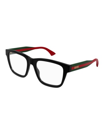 Gucci GG1870O nero / verde / trasparente 005 | Occhiali da vista | Isolani Boutique