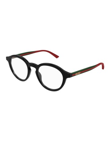 Gucci GG1871O nero / verde / trasparente | Occhiali da vista | Isolani Boutique