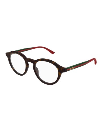 Gucci GG1871O tartarugato / verde / trasparente | Occhiali da vista | Isolani Boutique