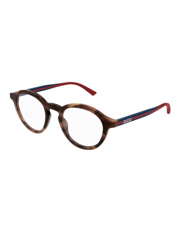 Gucci GG1871O tartarugato / blu / trasparente 003 | Occhiali da vista | Isolani Boutique