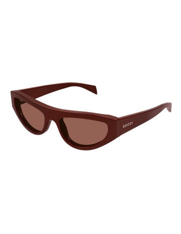 Gucci GG1919S bordeaux / marrone 002 | Occhiali da sole | Isolani Boutique