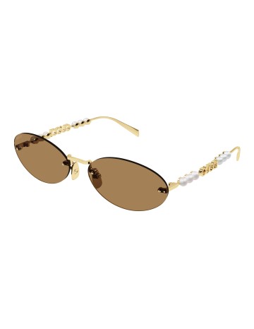 Gucci GG1922S oro / marrone | Occhiali da sole | Isolani Boutique