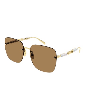 Gucci GG1923SA oro / marrone | Occhiali da sole | Isolani Boutique