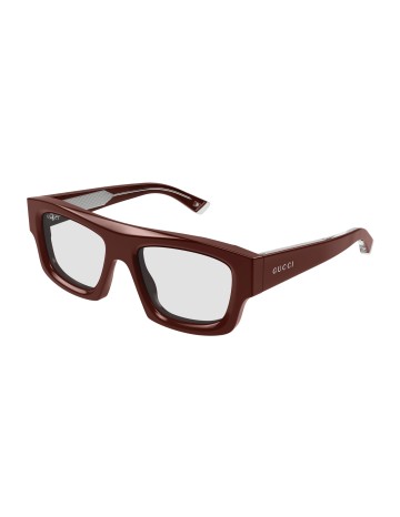 Gucci GG1926S bordeaux / trasparente | Occhiali da sole | Isolani Boutique