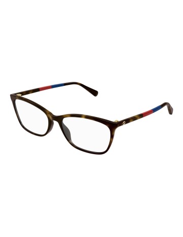 Gucci GG1930O tartarugato / trasparente 004 | Occhiali da vista | Isolani Boutique