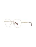 Aka Gold Round Eyeglasses