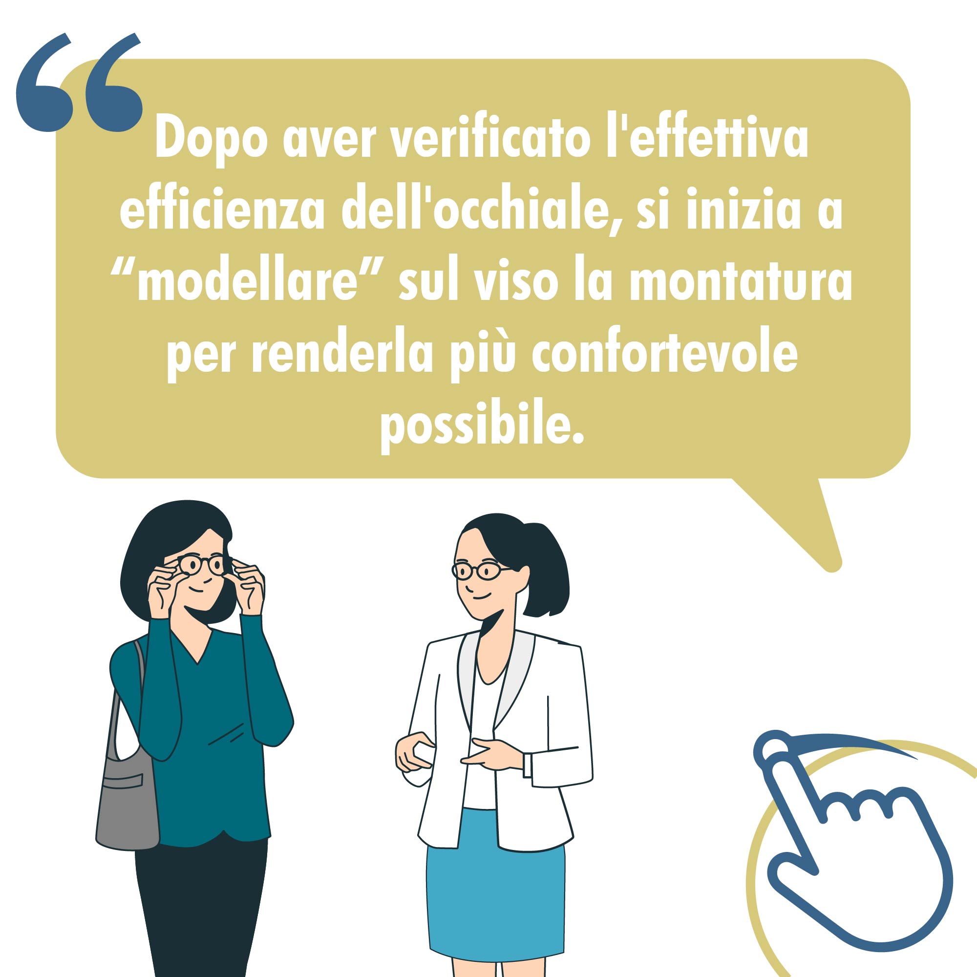 Modellare l'occhiale