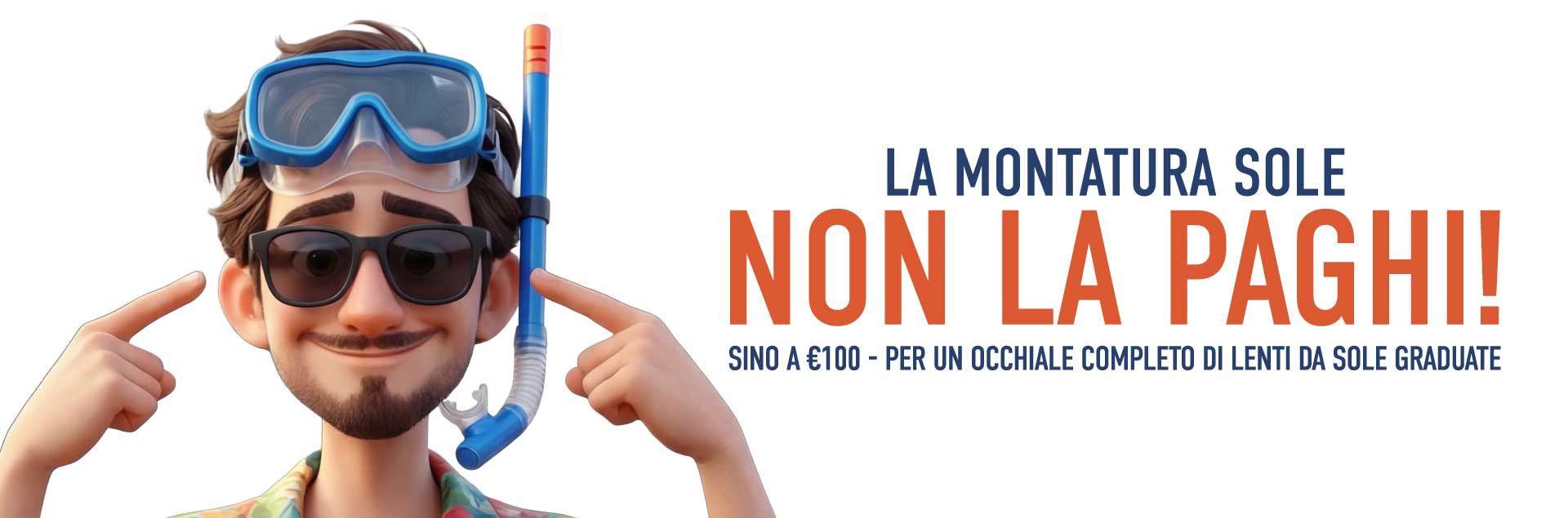 la montatura da sole non la paghi