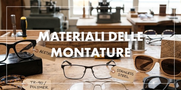 Materiali delle montature: differenze, vantaggi e come scegliere
