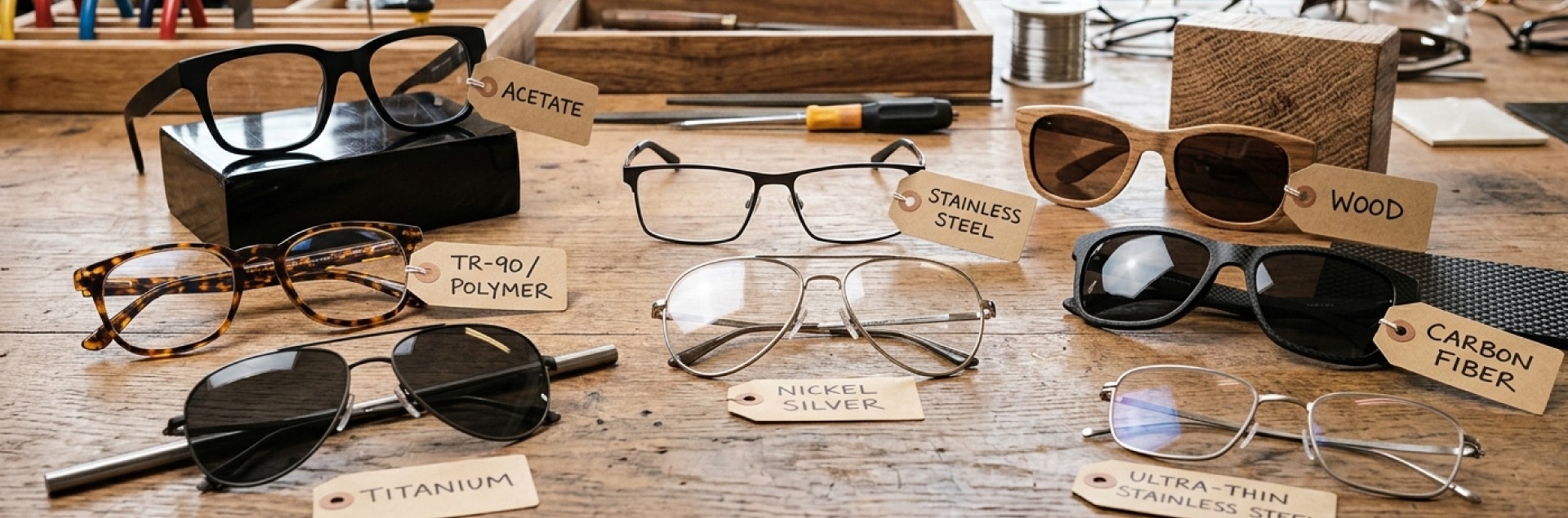 Materiali delle montature: differenze, vantaggi e come scegliere