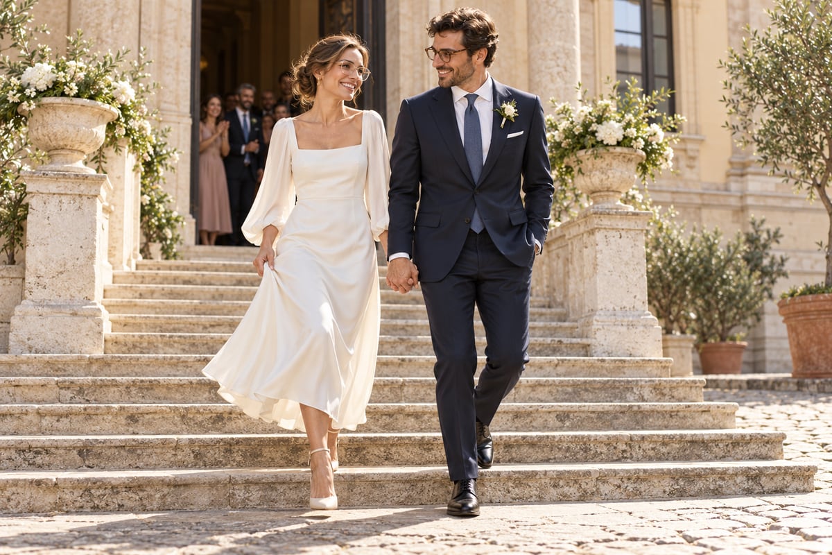 Brillen zur Hochzeit: sechs Ideen für Braut, Bräutigam und Gäste