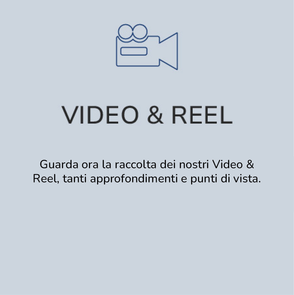 Pulsante per video e raccolta di approfondimenti.